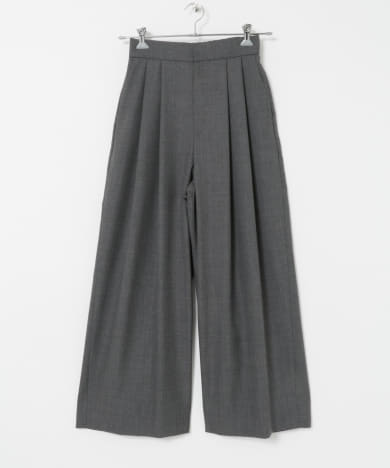 ATON　WOOL TROPICAL WIDE PANTS
