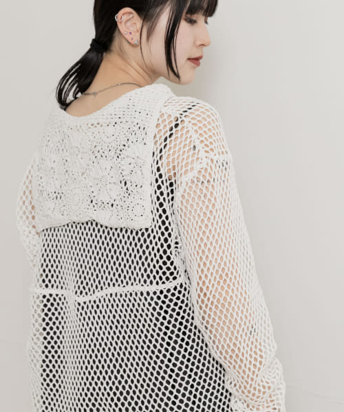 77circa　make antique lace sailor top