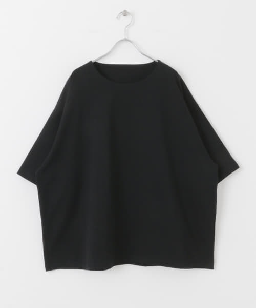 オープンネックルーズ ショートスリーブ Tシャツ
