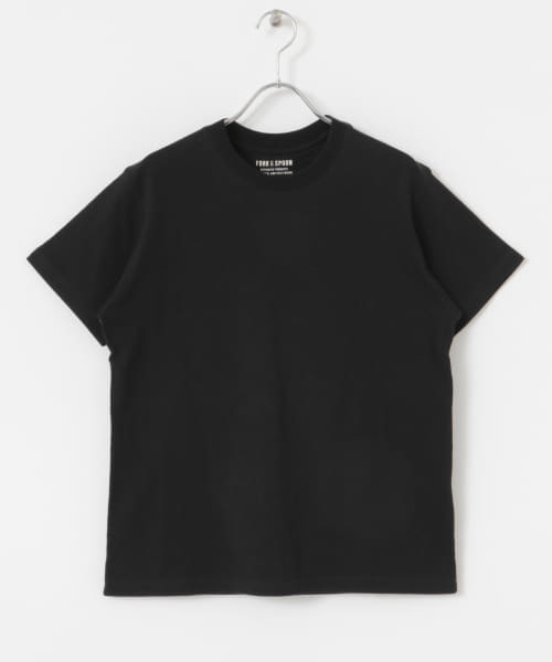 FORK&SPOON　リサイクルコットンショートスリーブTシャツ