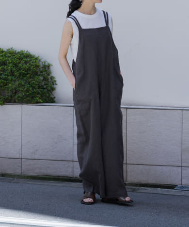リネンサロペット