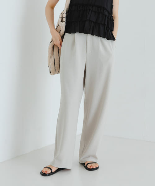 [URBAN RESEARCH][『3サイズ展開』『MADE IN JAPAN』カットジョーゼットイージースラックス]