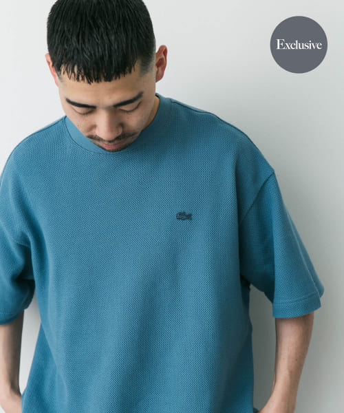 『別注』LACOSTE×DOORS　thick pique crew ShortSleeve
