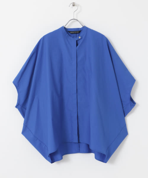 mizuiro ind　standcollar cocoonshirts