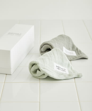 MARUSHIN by SHINTO TOWEL　ランダムガーゼ ハンドタオル 2枚セット
