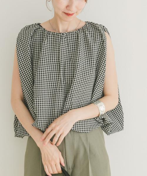 [ITEMS][バルーンスリーブノースリブラウス]