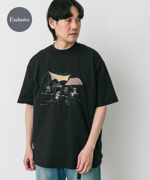 『別注』Snow Peak Apparel×DOORS　WaterActive Print Tee
