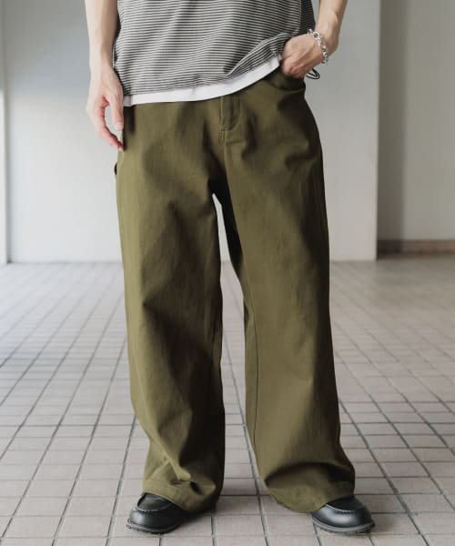カツラギペインターワイドパンツ