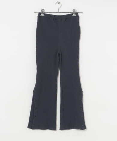 &her　Rib Pants-NAVY