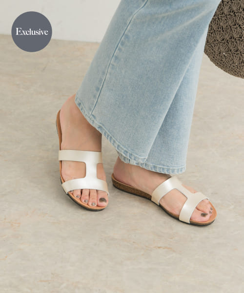 『別注』PLAKTON×DOORS　フラットサンダル