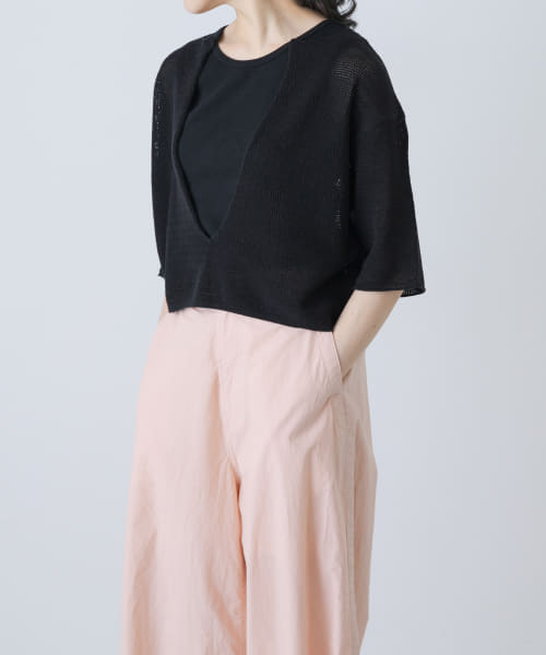 MEYAME　LONG SLIT HALF KNIT