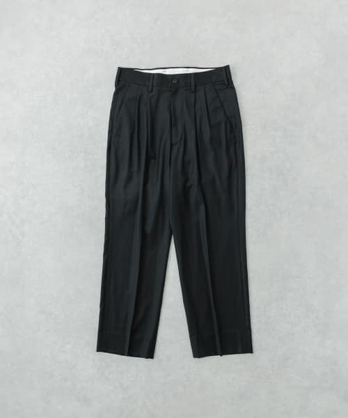 new basic　Wool Silk Gabardine Pants