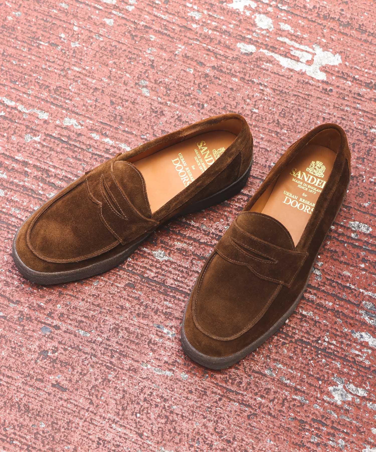 別注』Sanders×DOORS Mudguard Butt Seam Loafer[2109-DM96]｜URBAN 