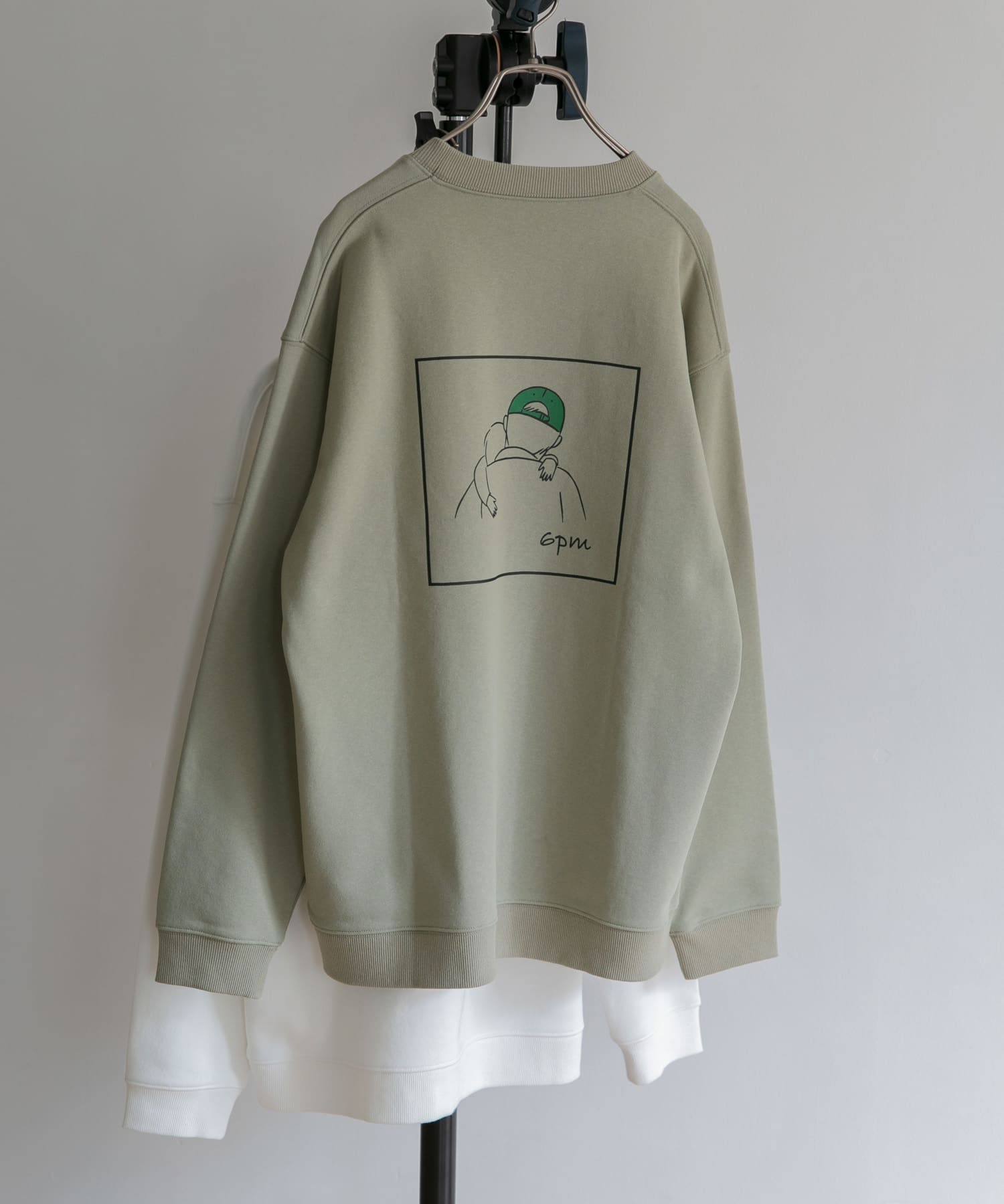 ☆美品☆デザインロングスウェット