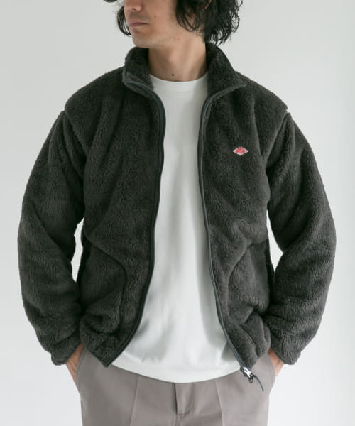 DANTON　HIGH PILE ZIP S/C JACKET