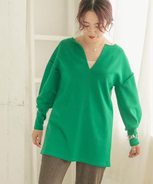 [ITEMS][ダンボールスリットニットプルオーバー]