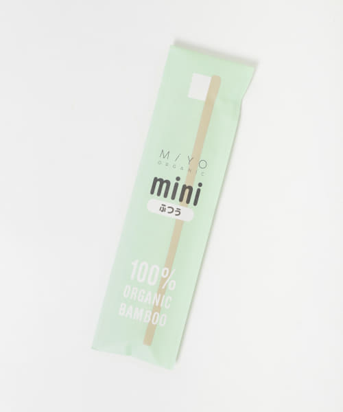 MiYO ORGANIC　MINI ORG無添加竹製歯ブラシ