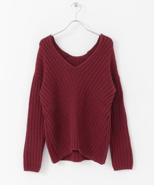 bolsista　V-NECK KNIT