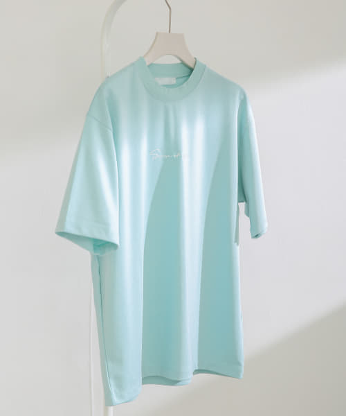 [SENSE OF PLACE][シシュウポンチTシャツ(5分袖)]