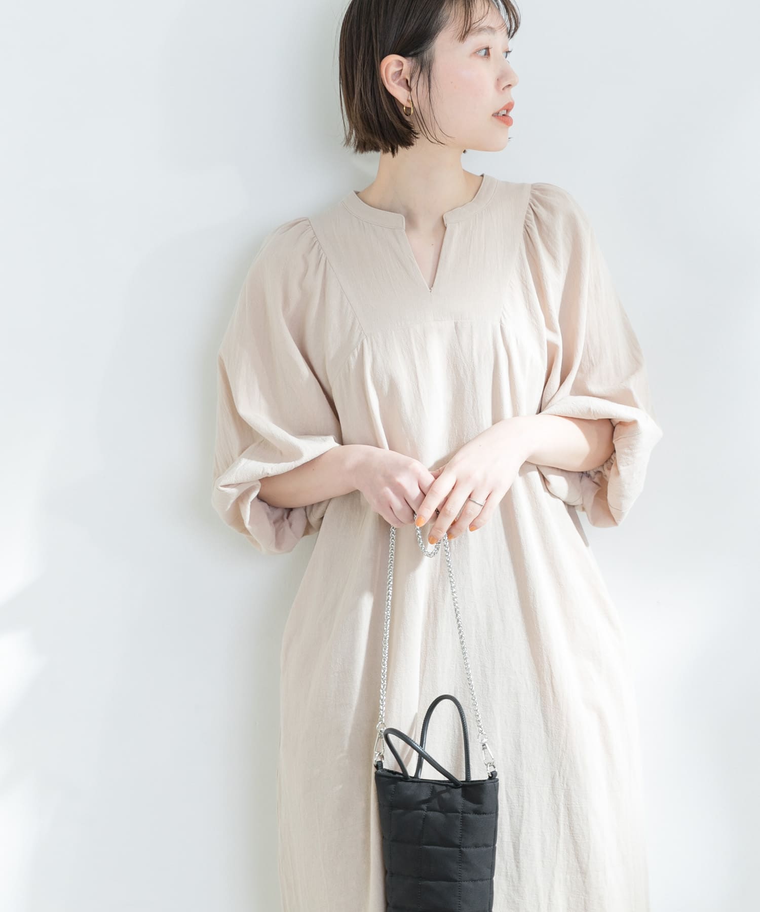 F by ROSSO コットンスラブスキッパーワンピース cooperasur.org