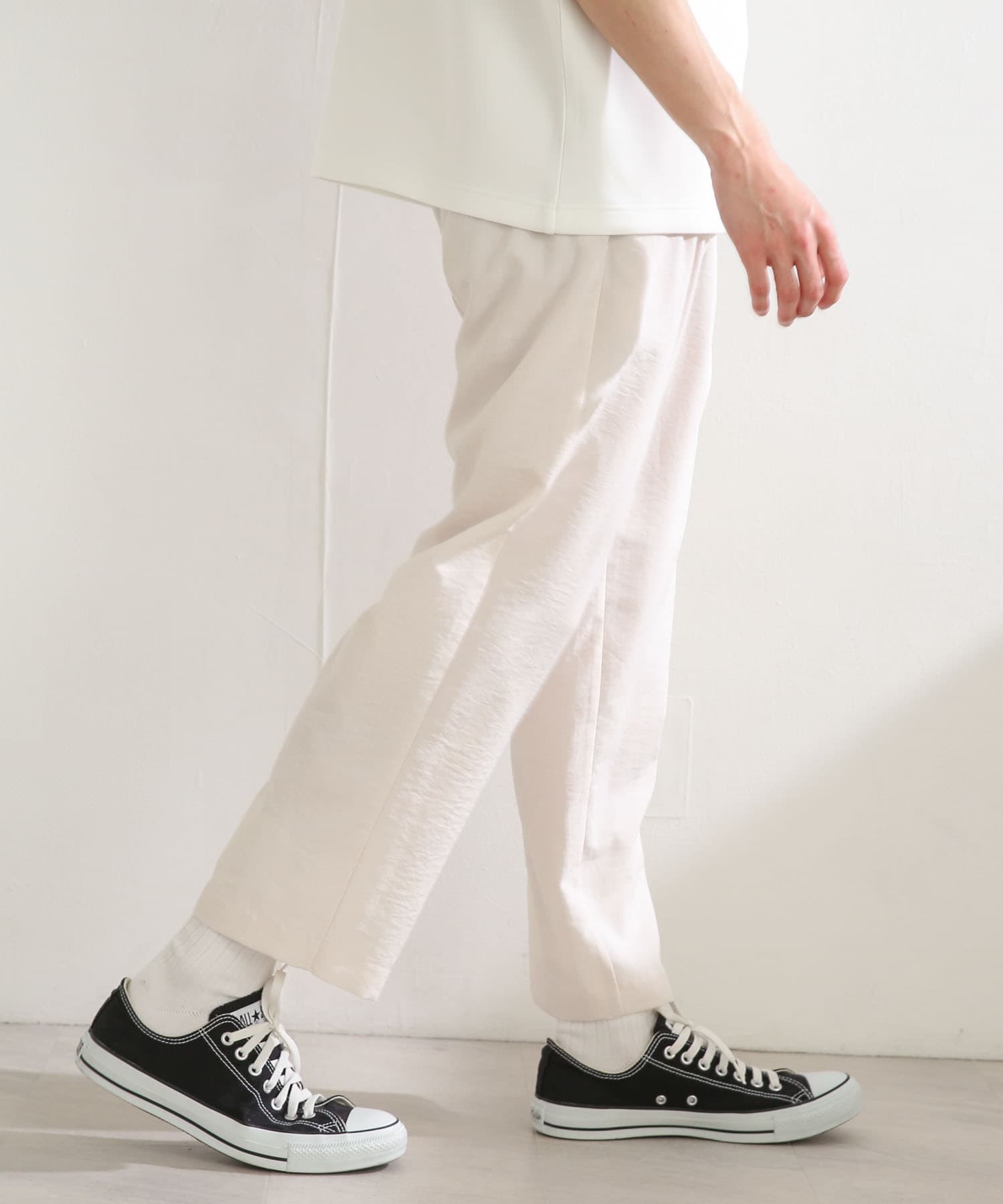 リネンライクタッククロップドパンツ[AA25-14B109]｜URBAN RESEARCH