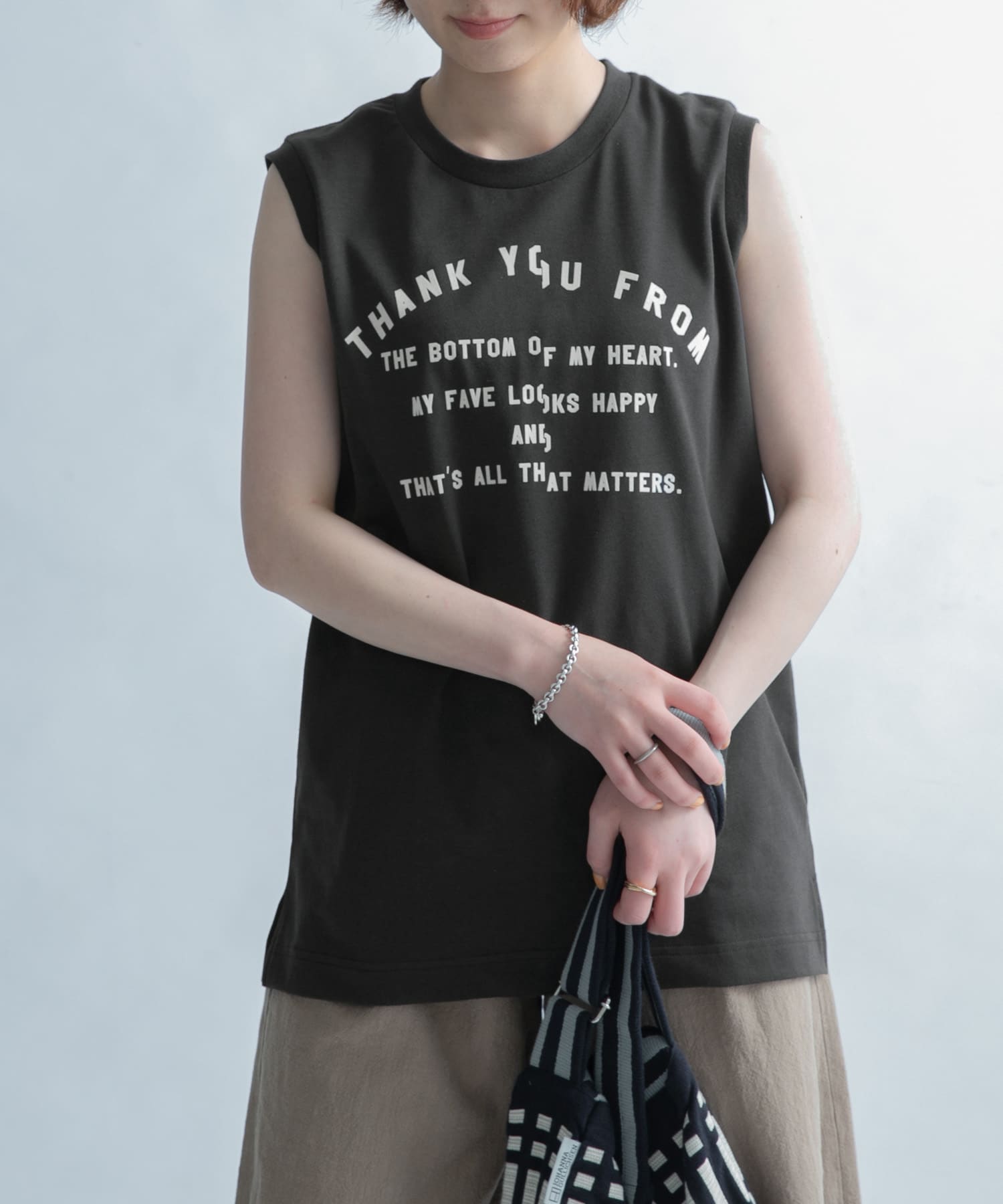 FORK&SPOON ロゴノースリーブTシャツ[DF25-21V217]｜URBAN RESEARCH