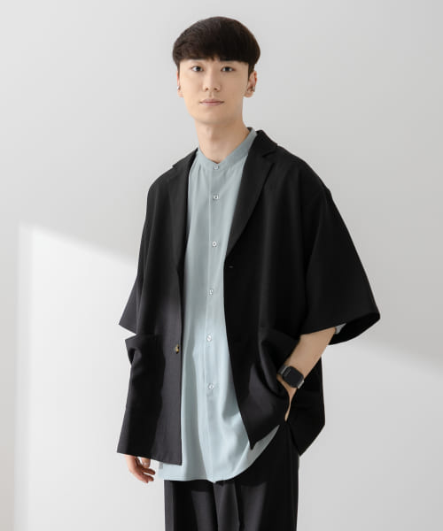 Couleur Meler sakasa　jacket collar shirts
