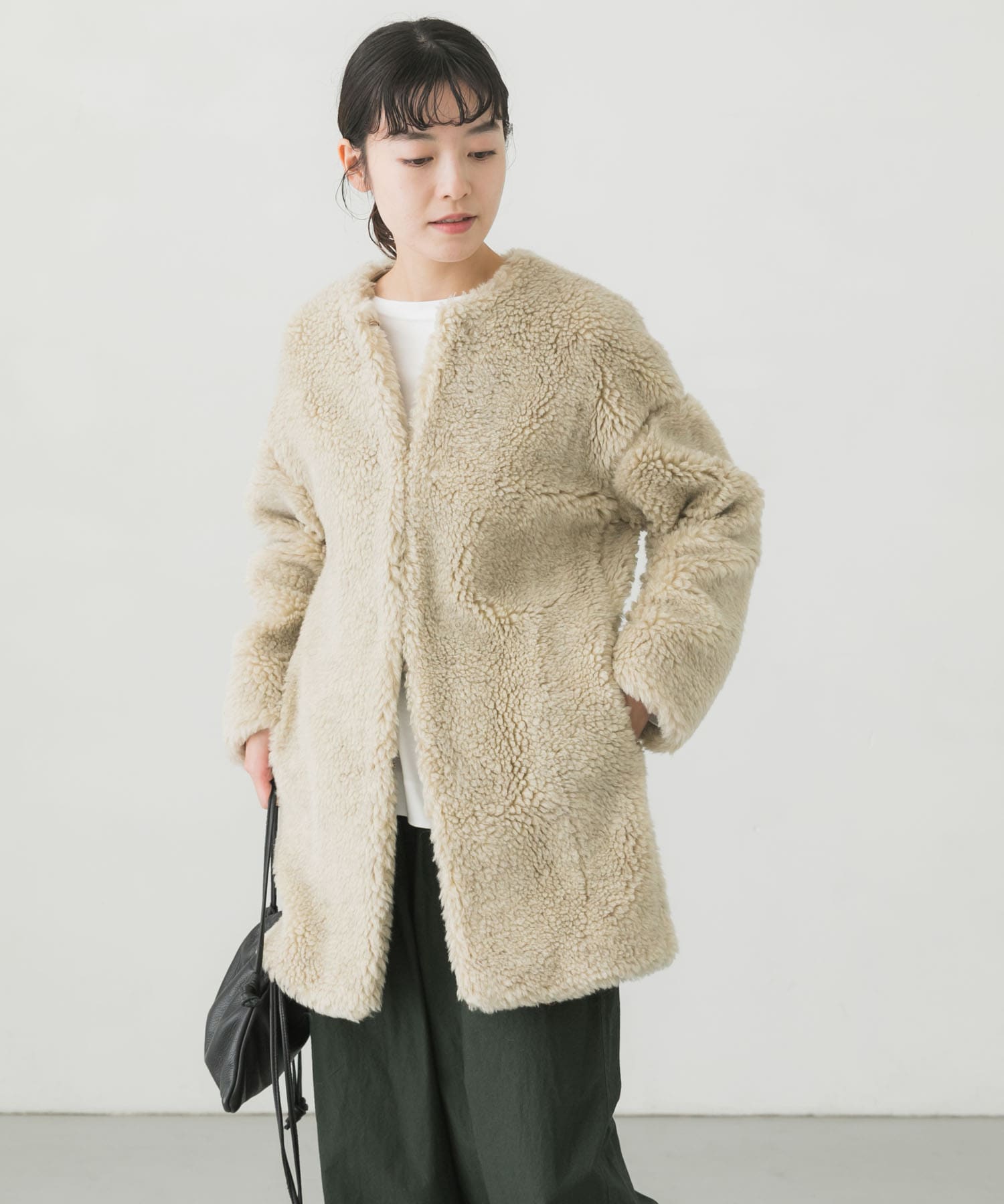 TICCA ウールファーノーカラーコート[0223410032-KL26]｜URBAN RESEARCH公式ファッション通販