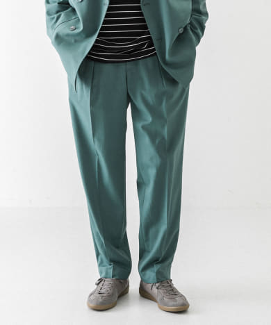 WASHABLEウールイージートラウザー