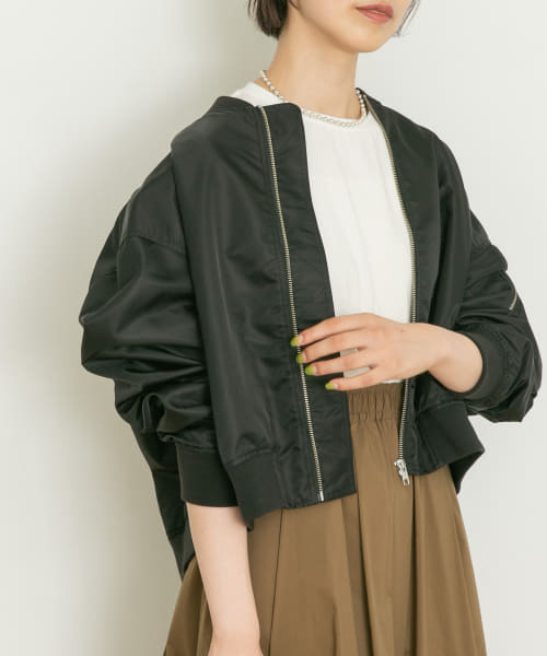 バックジップMA1ブルゾン