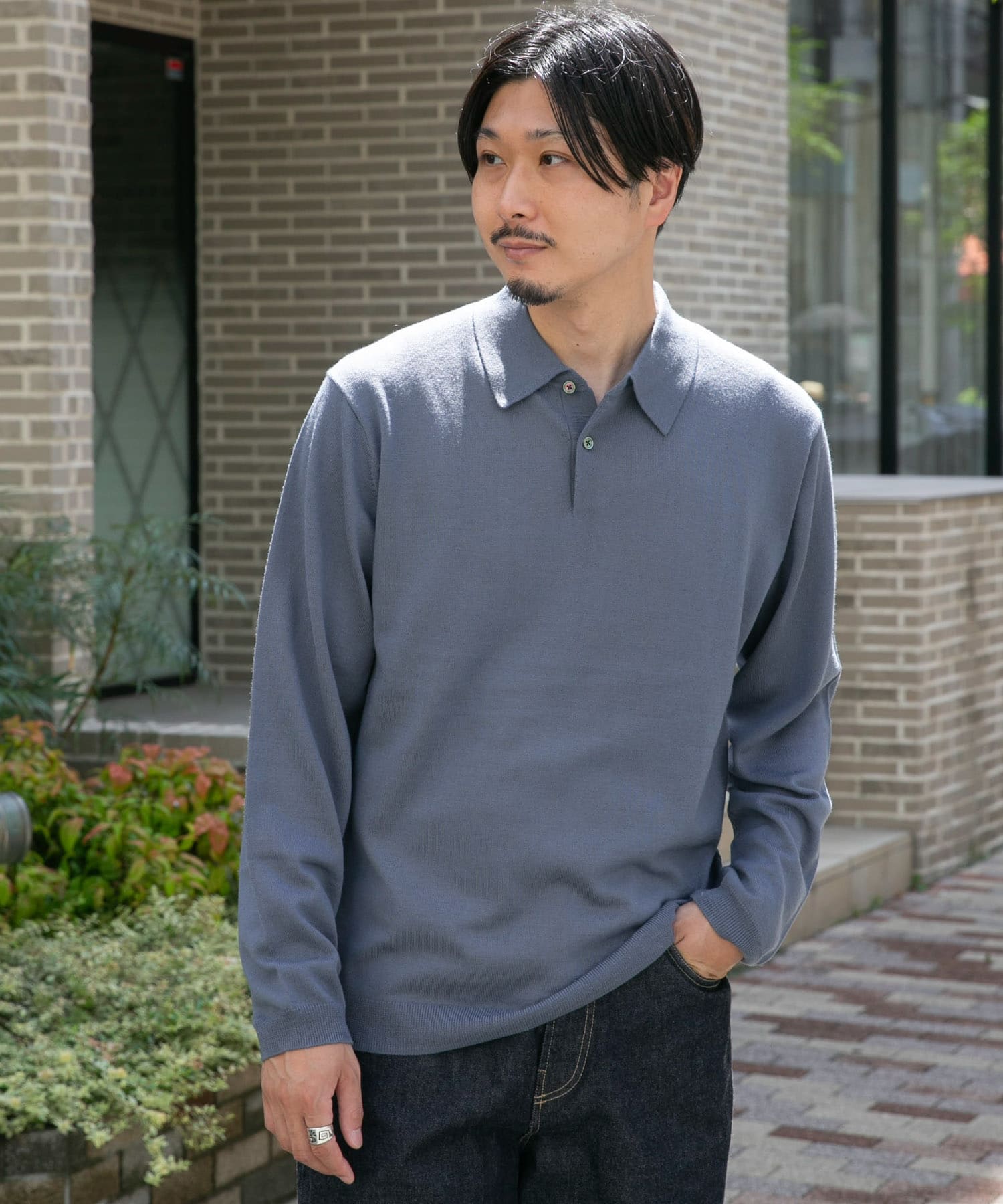LIFE STYLE TAILOR ハーモニーニットポロシャツ[DT27-12L001]｜URBAN