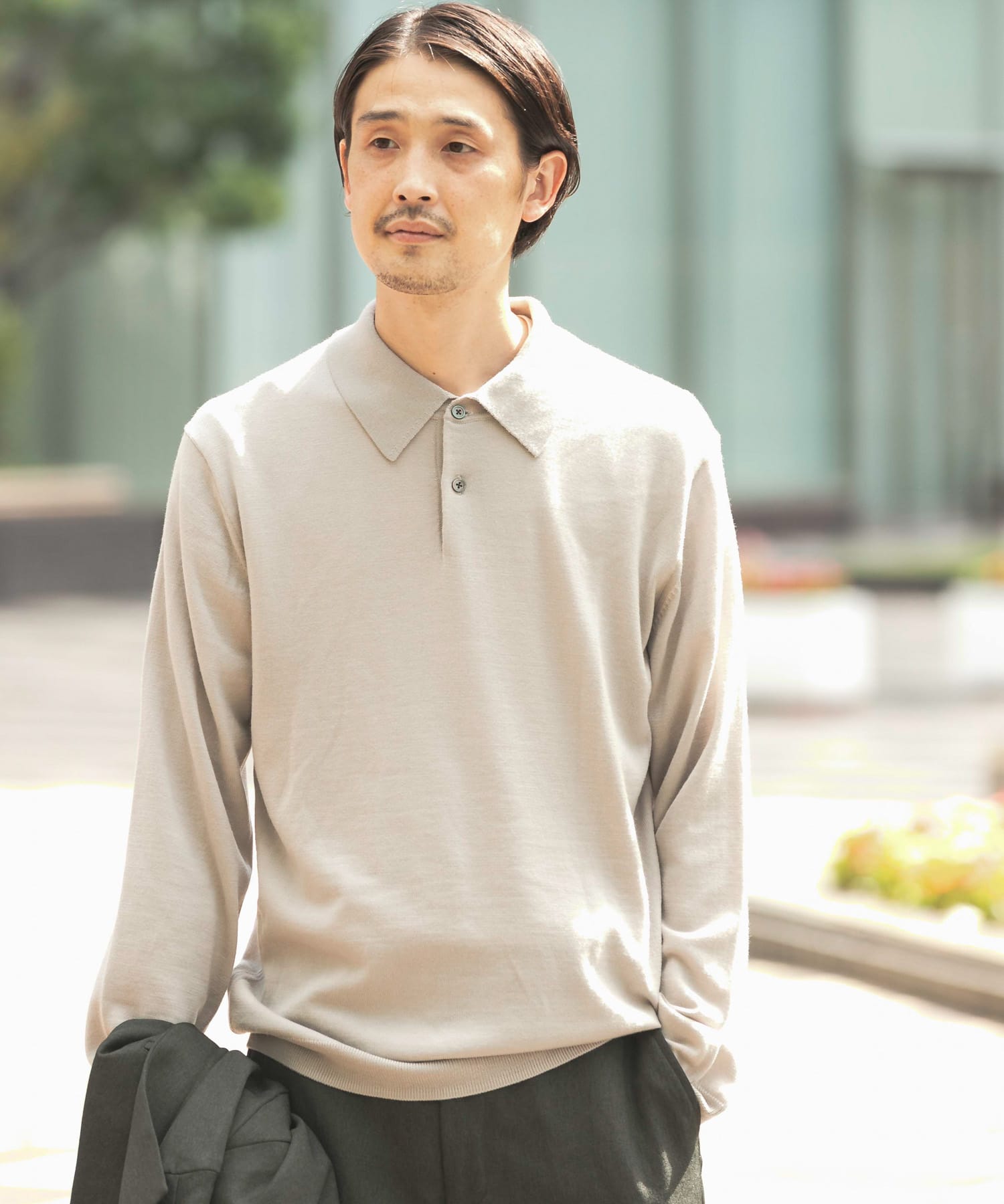 LIFE STYLE TAILOR ハーモニーニットポロシャツ[DT27-12L001]｜URBAN