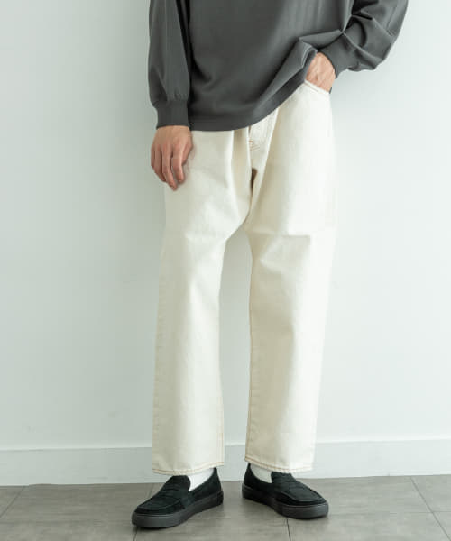 『ユニセックス』ordinary fits　LOOSE ANKLE DENIM/ECR