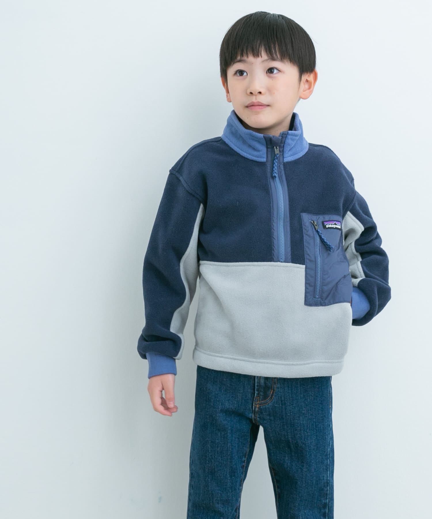 patagonia Ks Microdini 1/2 Zip Pullover(KIDS)[65380-DK27]｜URBAN
