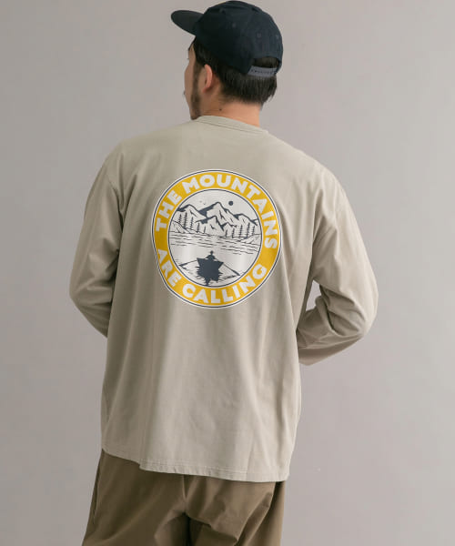 EKAL　Mountain Circle LS T-shirts
