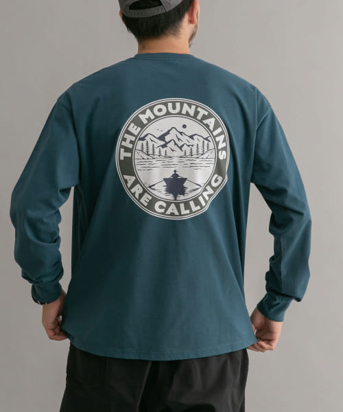 EKAL　Mountain Circle LS T-shirts