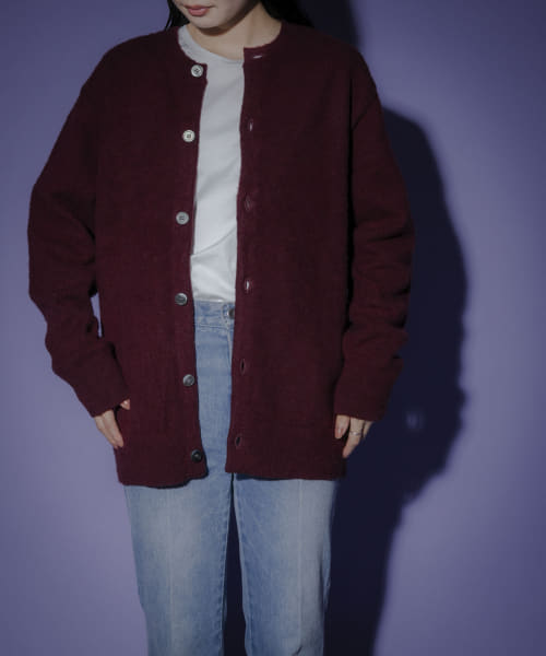 米富繊維　CIRCLE KNIT CARDIGAN