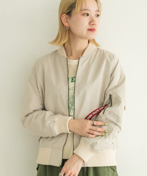 ALPHA INDUSTRIES　WS POLYESTER TWILL MA-1