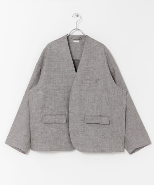 SEEALL　EXTRAOVER COLLARLESS JACKET
