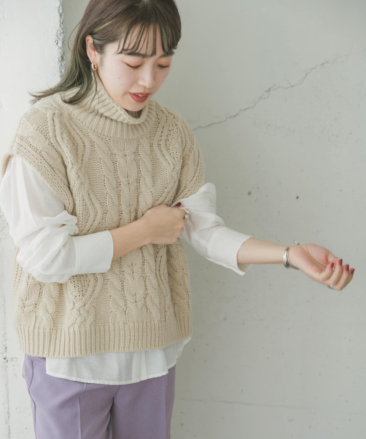 ケーブルニットベスト[IT34-22B007]｜URBAN RESEARCH公式ファッション通販