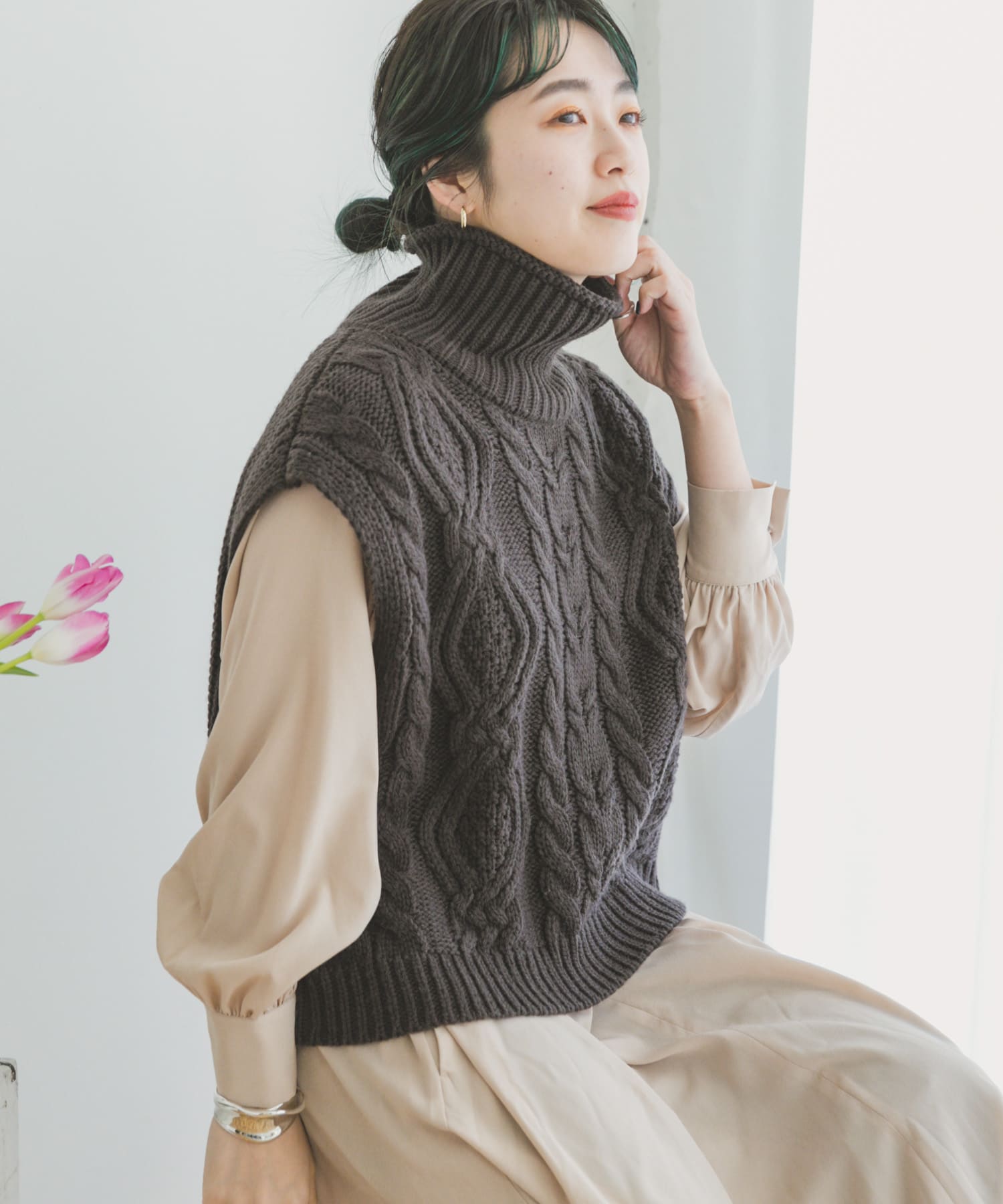 ケーブルニットベスト[IT34-22B007]｜URBAN RESEARCH公式ファッション通販