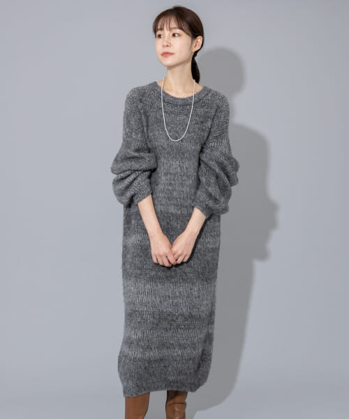 Audrey and John Wad　C/N LONG-SLEEVE ONE-PIECE