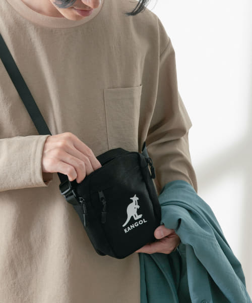 KANGOL　キャンバスミニショルダーバッグ