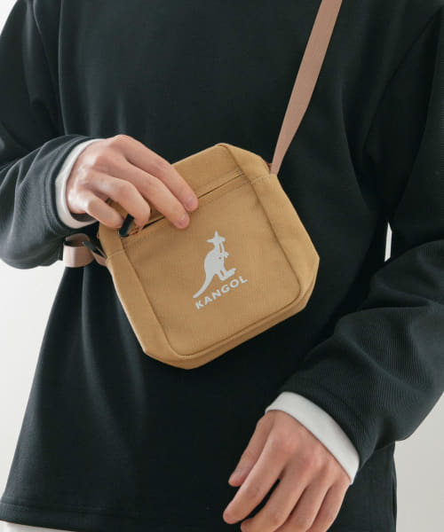 KANGOL　キャンバスミニショルダーバッグ