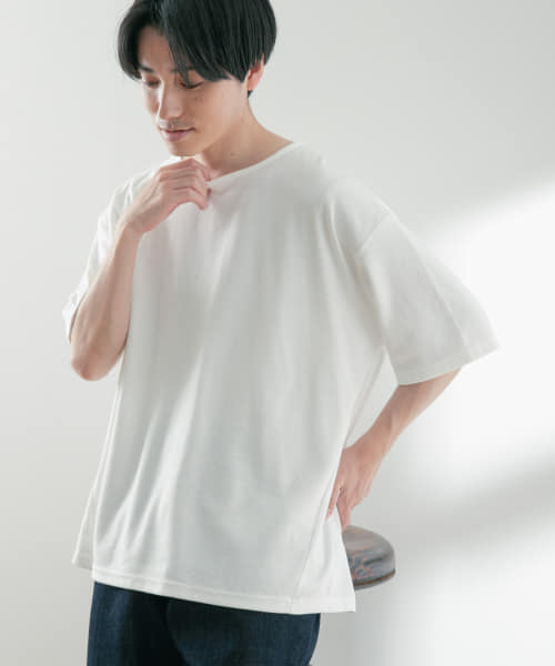 『接触冷感』クールタッチポンチ 5分袖ビッグTシャツ