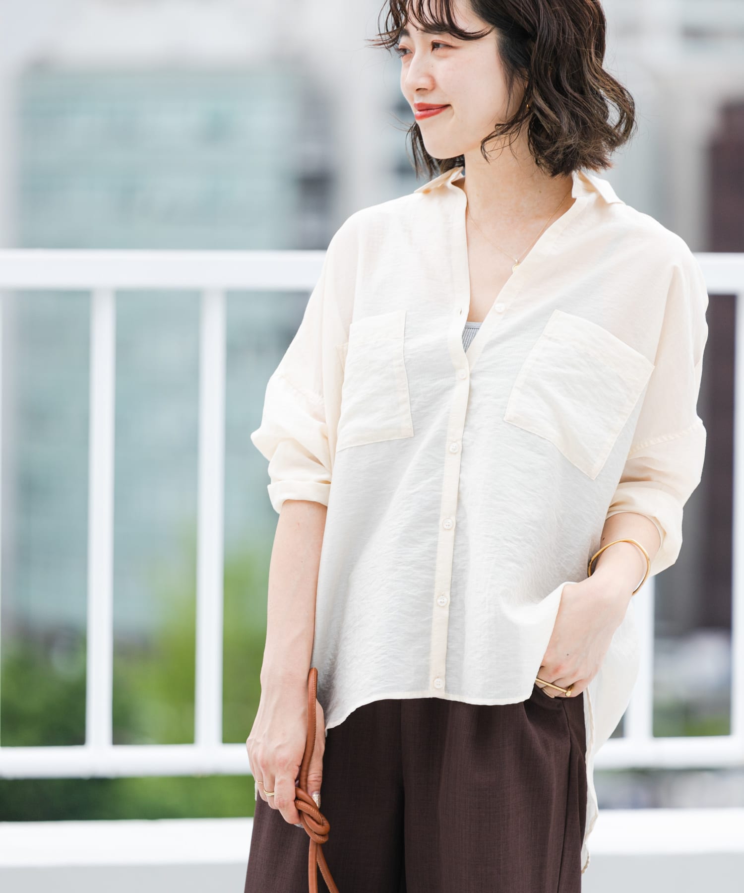 シアーポケットスキッパーシャツ[IT35-23B009]｜URBAN RESEARCH公式
