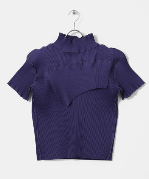 kotohayokozawa　short-sleeve top High neck
