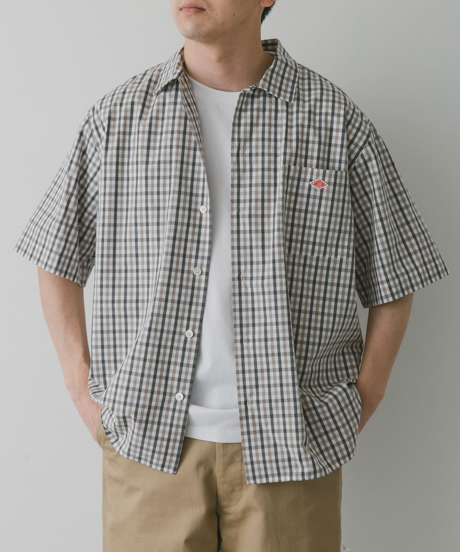 DANTON WORK SHIRTS SHORT-SLEEVE[DT-B0049-DM35]｜URBAN
