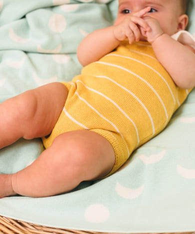 BaYiRi　SUNNY STRIPED ROMPER