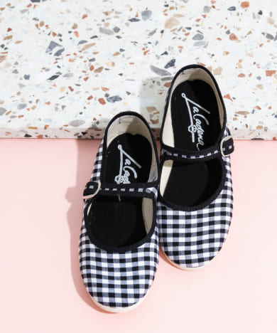 LA CADENA　MERCEDES GINGHAM ONESTRAP